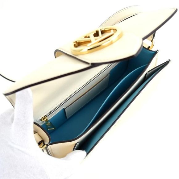 Louis Vuitton Point Neuf Shoulder Bag Smooth Leather Claim White Beige - Picture 10 of 16